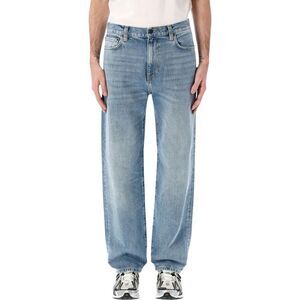 CARHARTT WIP Men's Relaxed Fit Straight Leg Denim Jeans Men BLUE BURST WASHED